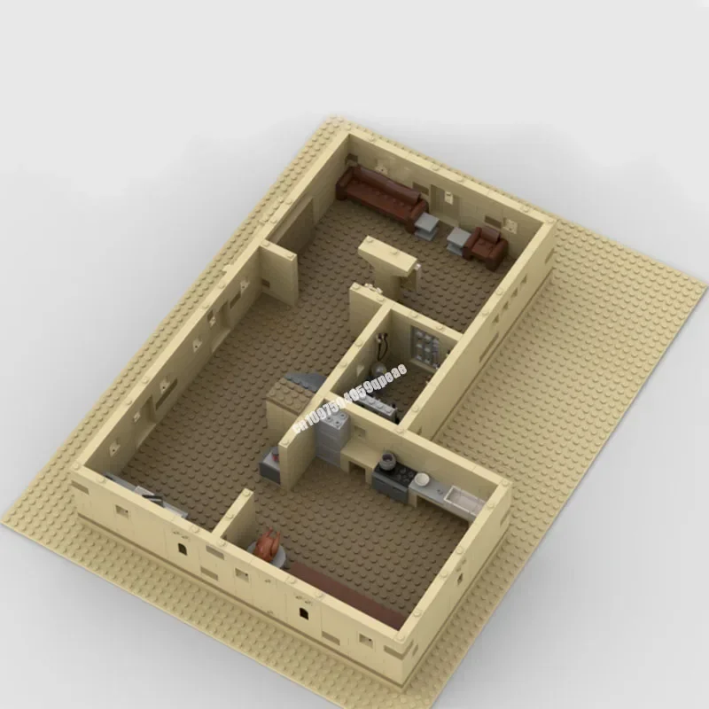 جديد 1753 قطعة فيلم معركة النجوم الشهيرة Moc الصحراء قصتين منزل نموذج لغز مخصص لتقوم بها بنفسك الأفكار الإبداعية لعبة طفل هدية عيد ميلاد