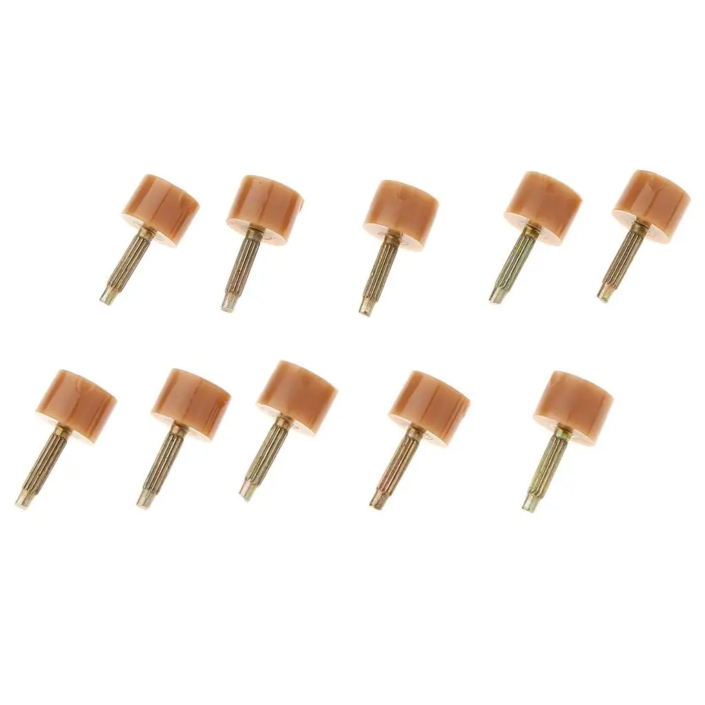 3-6pack 10Pairs High Heel Replacement Tip for Shoe Repair 9mm/10mm Small Beige