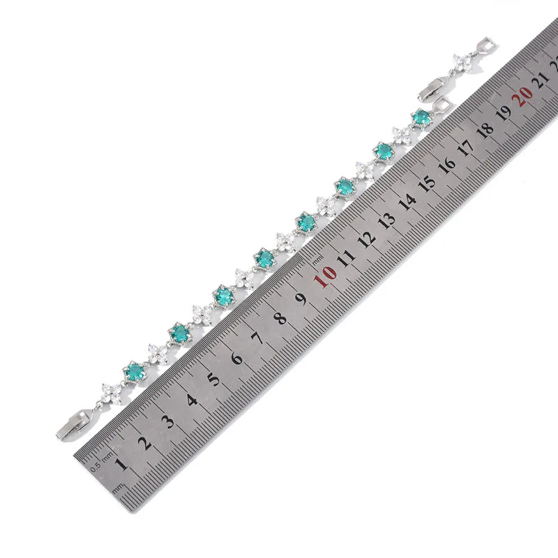 HIBRIDE New Elegant Premium White Everyday Bracelet Women's Clothing Multicolor Jewelry Set for Nigeria Dating Travel Gift B165