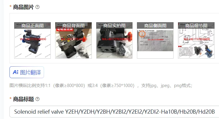 

Solenoid relief valve Y2EH/Y2DH/Y2BH/Y2BI2/Y2EI2/Y2DI2-Ha10B/Hb20B/Hd20B