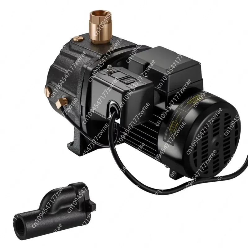 1 HP Dual Voltage Cast Iron Jet Pump 115/230 Volt Shallow Well with 1400 GPH Max 164 ft Head Lift Automatic Pool Pump
