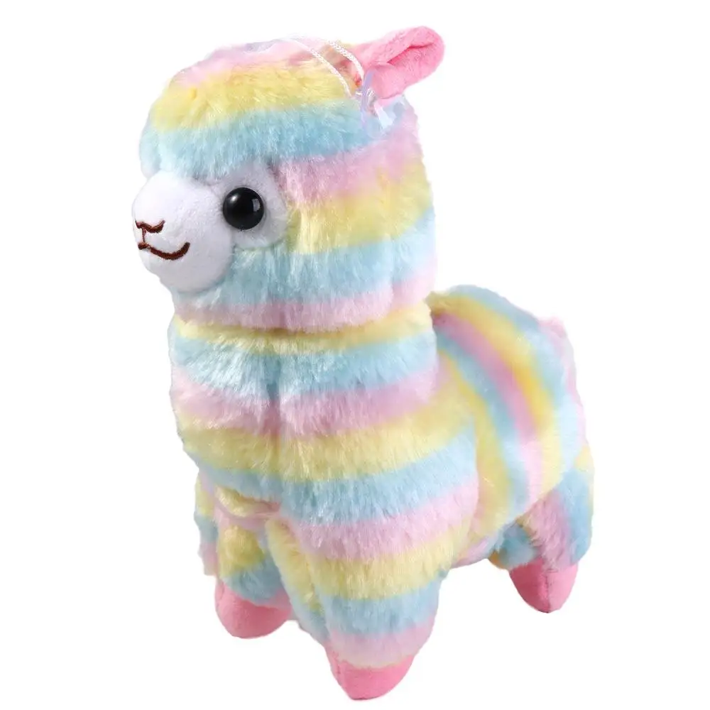 

Figure Puppet Gift For Children Sleeping Mate Home Soft Alpaca Colorful Alpaca Stuffed