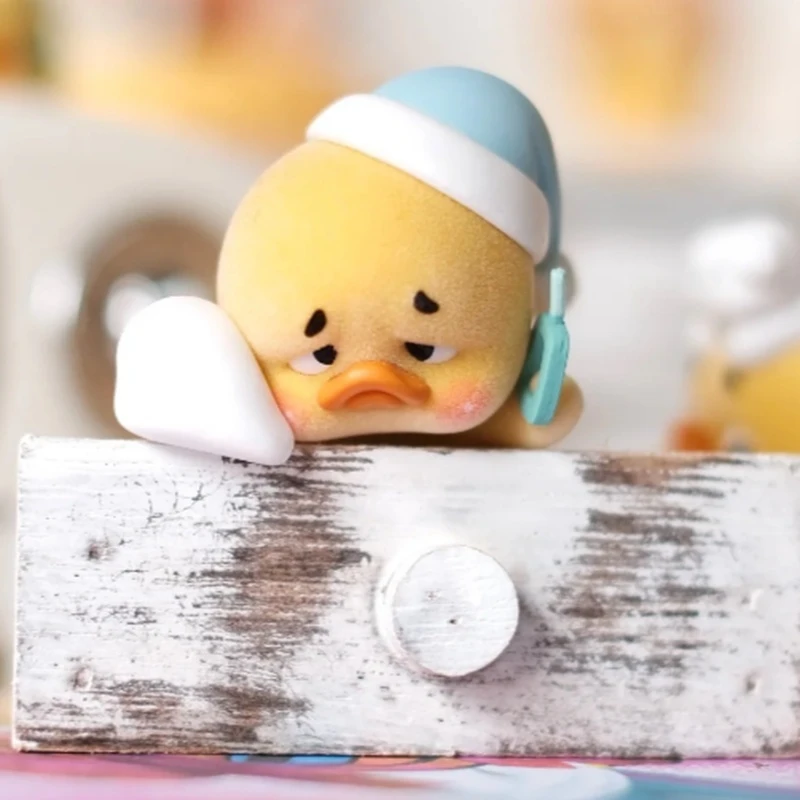

Genuine Upsetduck Status Display Duck Series Blind Box Fluffy Trendy Toy Cute Desktop Ornament Mystery Box Girls Customized Gift