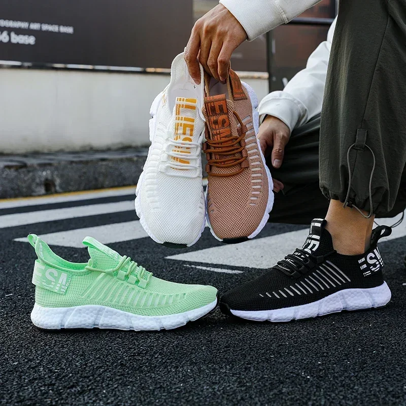 Sommer Herren Sneakers Leichte Atmungsaktive Mesh Outdoor Freizeitschuhe Modische Tennis Trainingsschuhe für Männer Kostenloser Versand – Detail 6