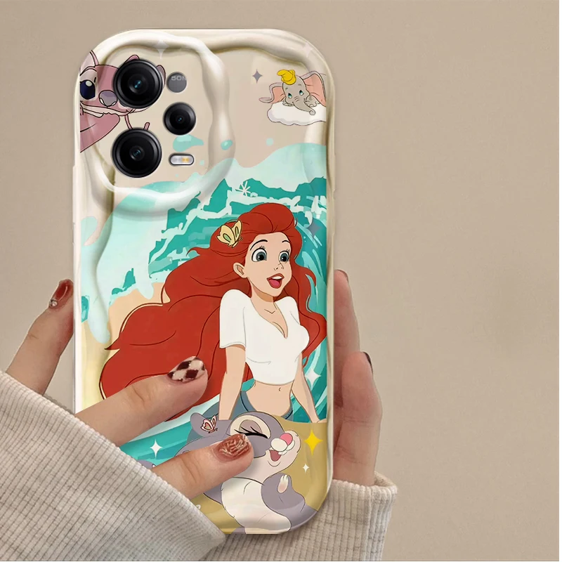 เคสลายเจ้าหญิงดิสนีย์สวยงามสำหรับ Xiaomi Redmi Note 14 13 12 11 10 9 Pro Plus 14S 12S 11S 10S 9S Redmi 14C 14R 13C 12 4G 5G