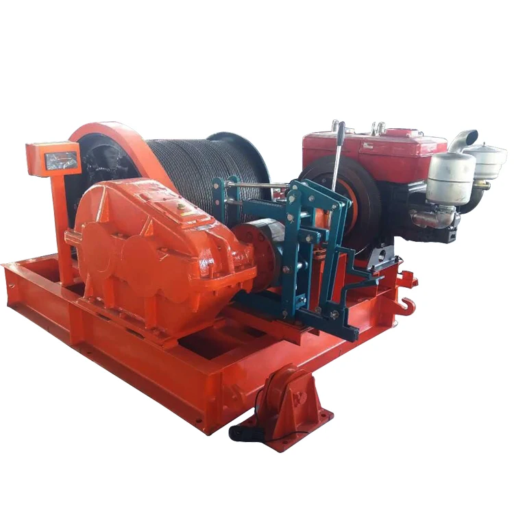 5 Ton Diesel Engine Powered Cable Puller Winch