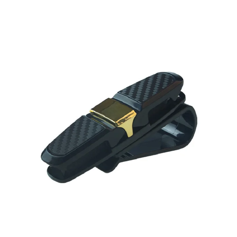 

Automotive Interior Accessories Carbon Fiber Car Glasses Clip Ticket Clip Sunglasses Card Clip