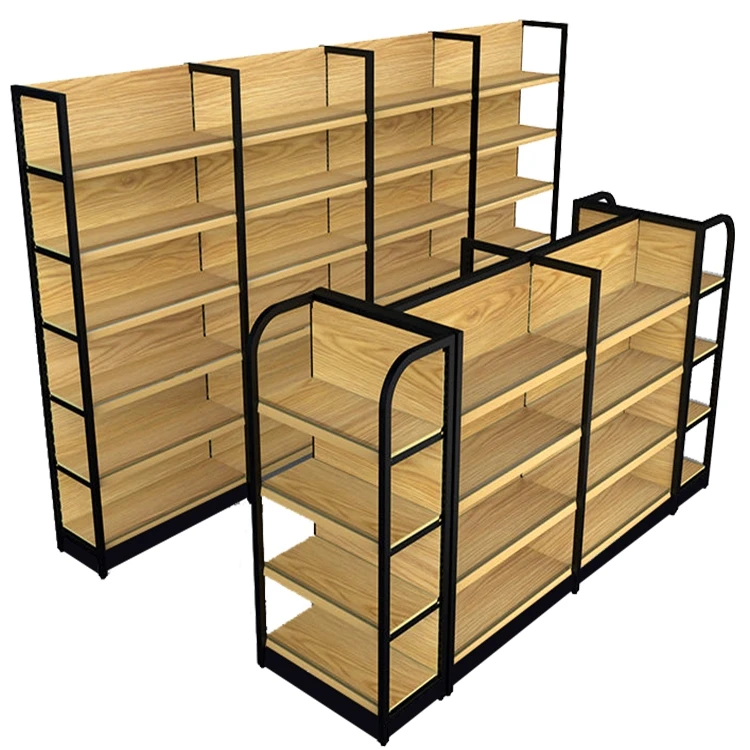 Custom.Guichang Estantes Modern Stalen Metalen Rek Licht Heavy Duty Winkel Kruidenier Gondel Rekken Supermarkten Winkels Display Stan