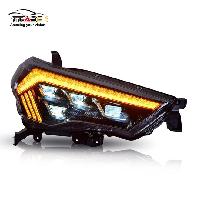 

TT-ABC Plug and Play Upgraded Full LED DRL Headlight for Toyota 4 RUNNER 2014-2021 Headlamp Old to New