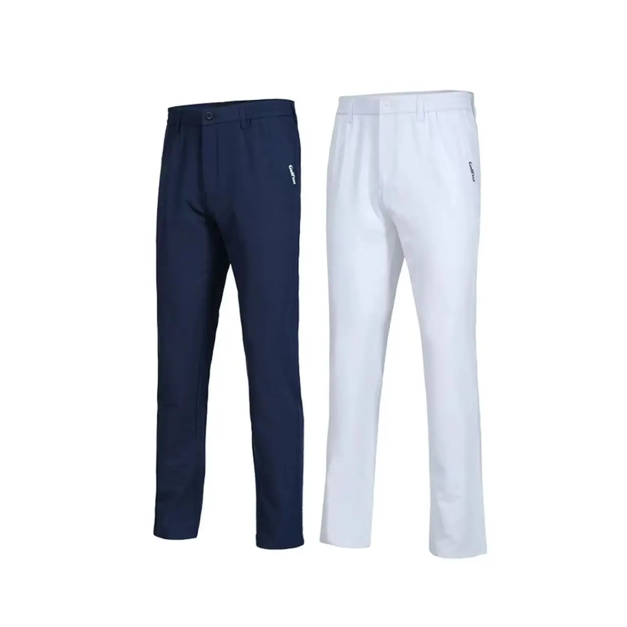 Men's Summer New Golf Pants Quick Dry Thin Elastic Waist Belt Ball Pants Clothing Golf Long Trousers Lightweight Men's Fashion