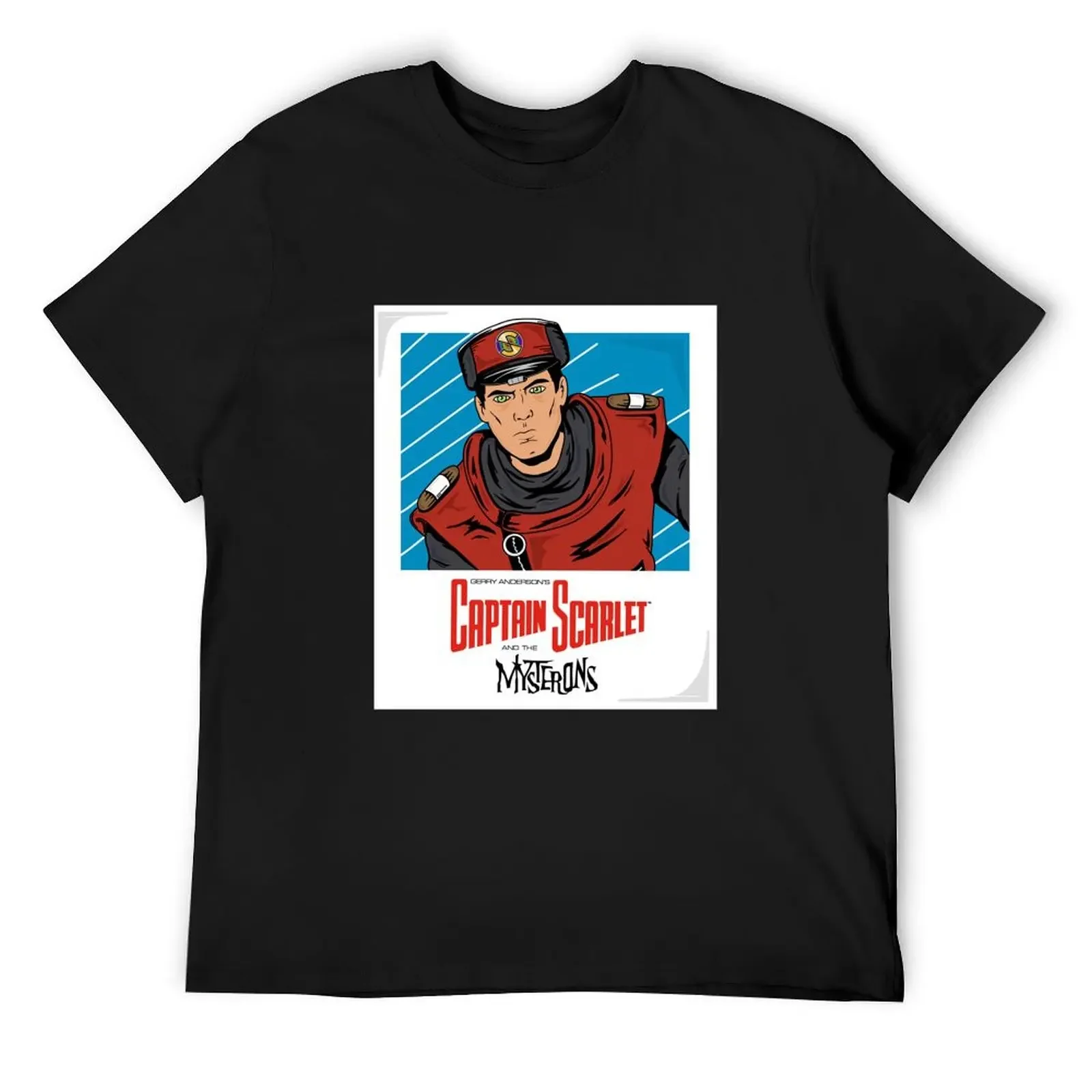 

Captain Scarlet - Photo - Fanart T-Shirt cotton man t-shirts animal prinfor boys anime t shirts funny t shirts for men