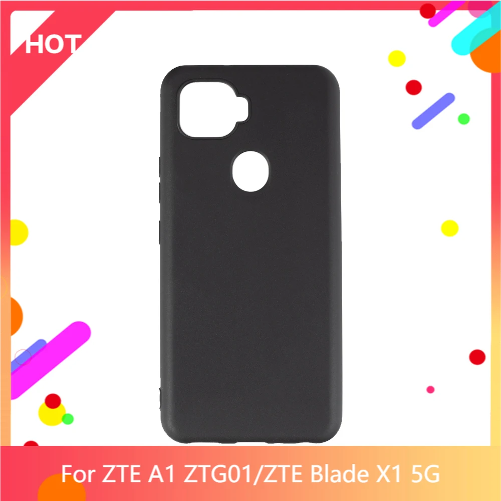 A1 ZTG01 Case Matte Soft Silicone TPU Back Cover For ZTE Blade X1 5G Phone Case Slim shockproof