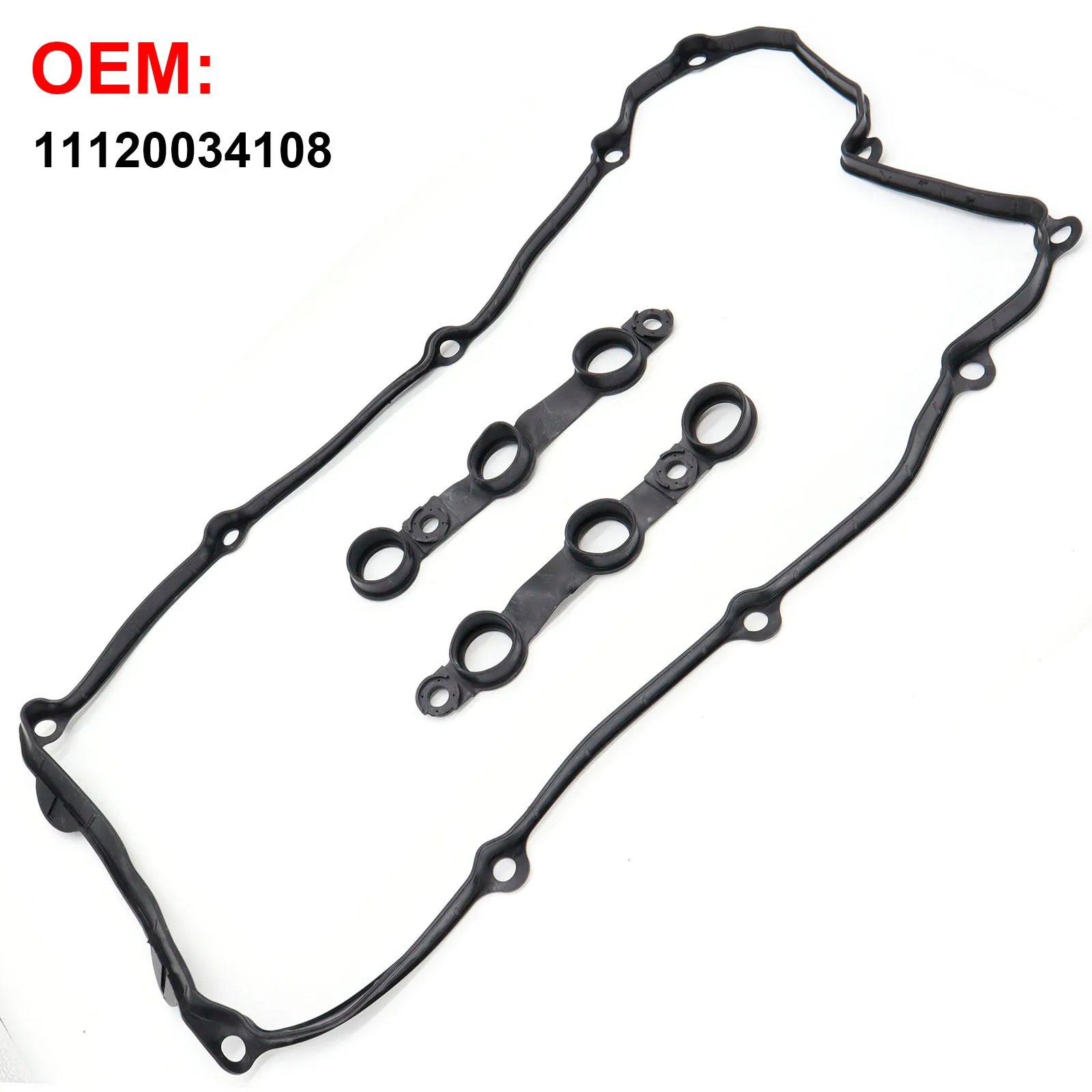 3pcs Car Engine Valve Cover Gasket Kit For BMW 323i 323is 328i 328is M3 528I E36 E39 1996 1997 1998-2002 11120034108 11129070532