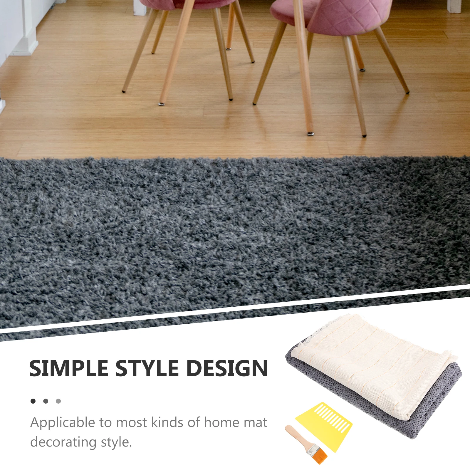 

1 set 1 Set Large Non Slip Tufting Cloth Rug Making Supplies Backing Fabric For Punch Needle Diy Carpet Floor Mat Decor
