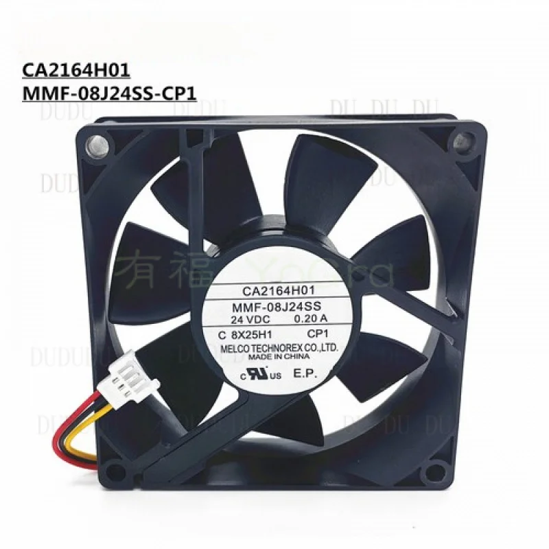 

D for Mitsubishi driver cooling fan CA2164H01 MMF-08J24SS CP1 24V 0.20A 3-pin 8025