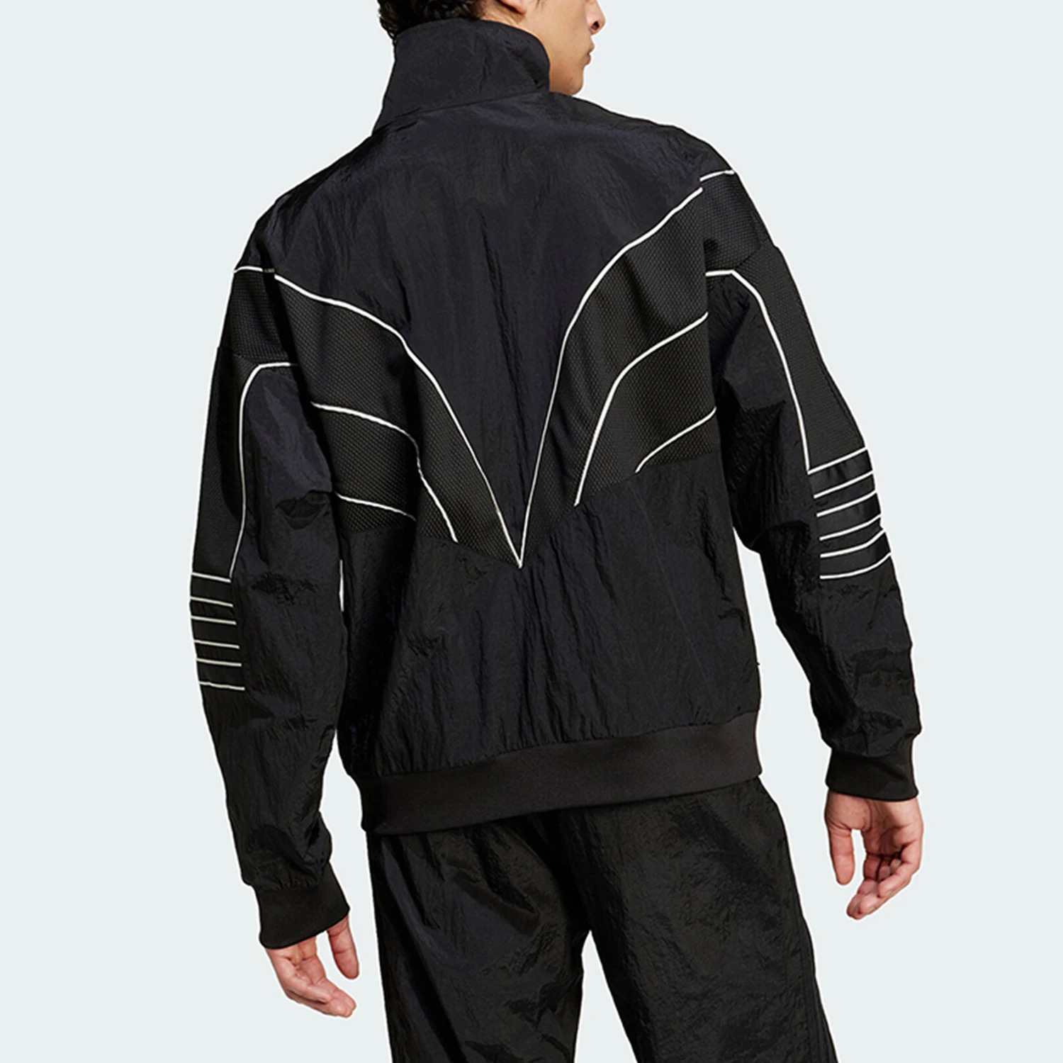 Adidas Official Genuine Three Stripes Men's Sports Fashion Casual Jacket IX6714