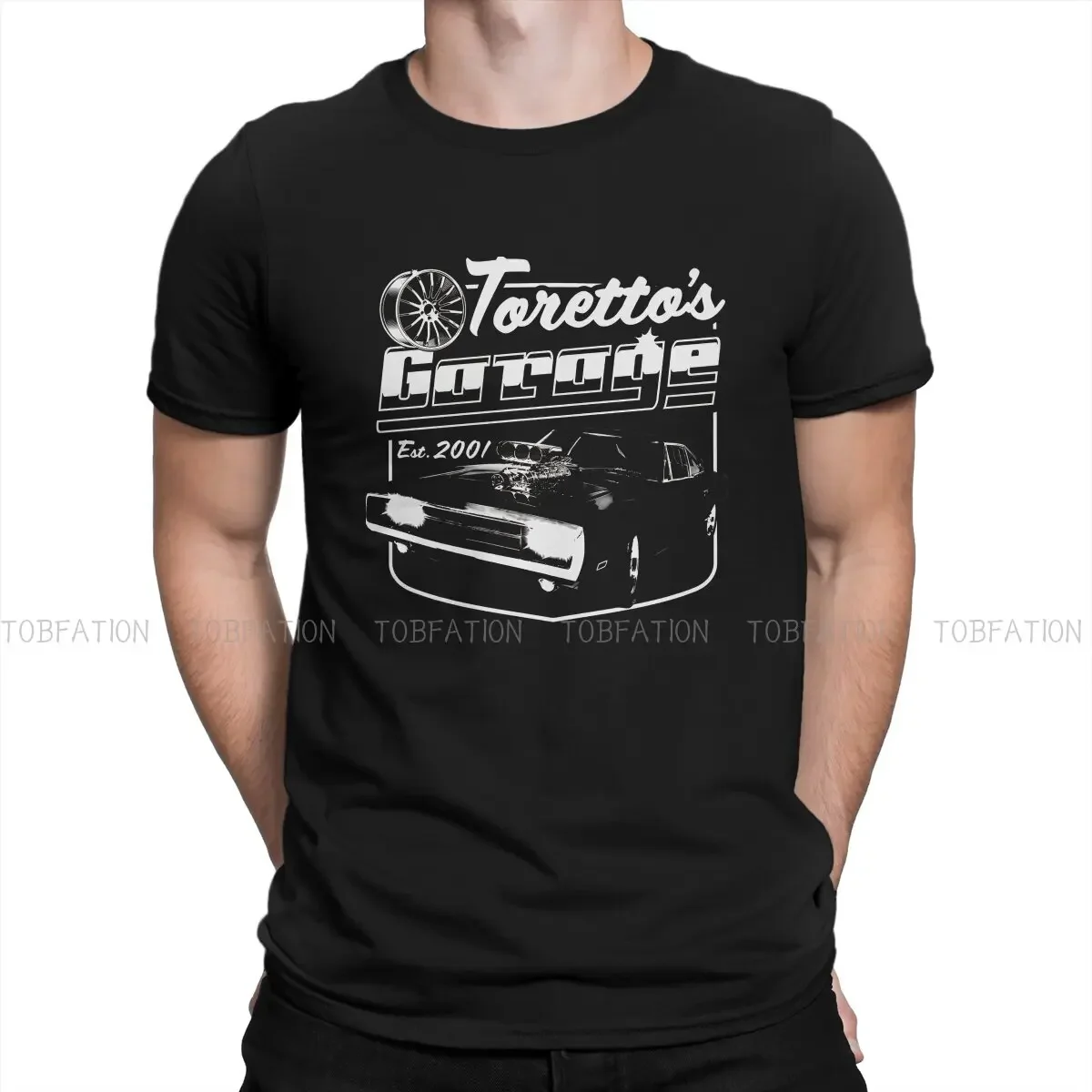 Torettos Garage Los Angeles Hip Hop TShirt The Fast And The Furious Creative Tops Leisure T Shirt Men Short Sleeve