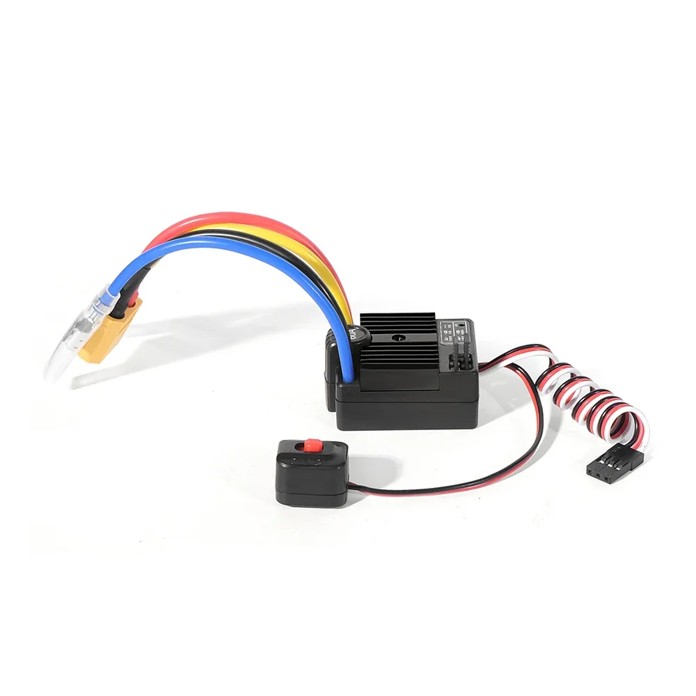 HG1060 60A Wasserdichter bürstengebundener ESC-Motorregler für RC-Autos mit Überhitzungsschutz, kompatibel mit 1/10 Maßstab Offroad-Fahrzeugen – Detail 8
