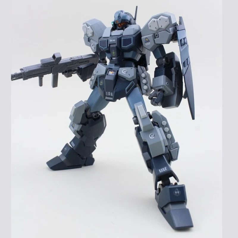 BANDAI-figuras de acción de plástico para niños, juguete de Robot de calidad con diseño de JESTA CANNON Gundam, HG 1/144 RGM-96X, ideal para regalo