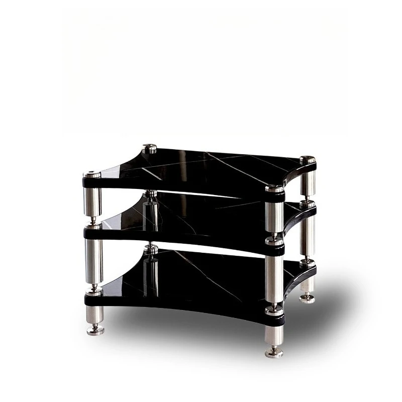 Solid Wood Audio Rack Cabinet Audio Rack Amplifier Equipment Rack Shock Absorber Tripod
