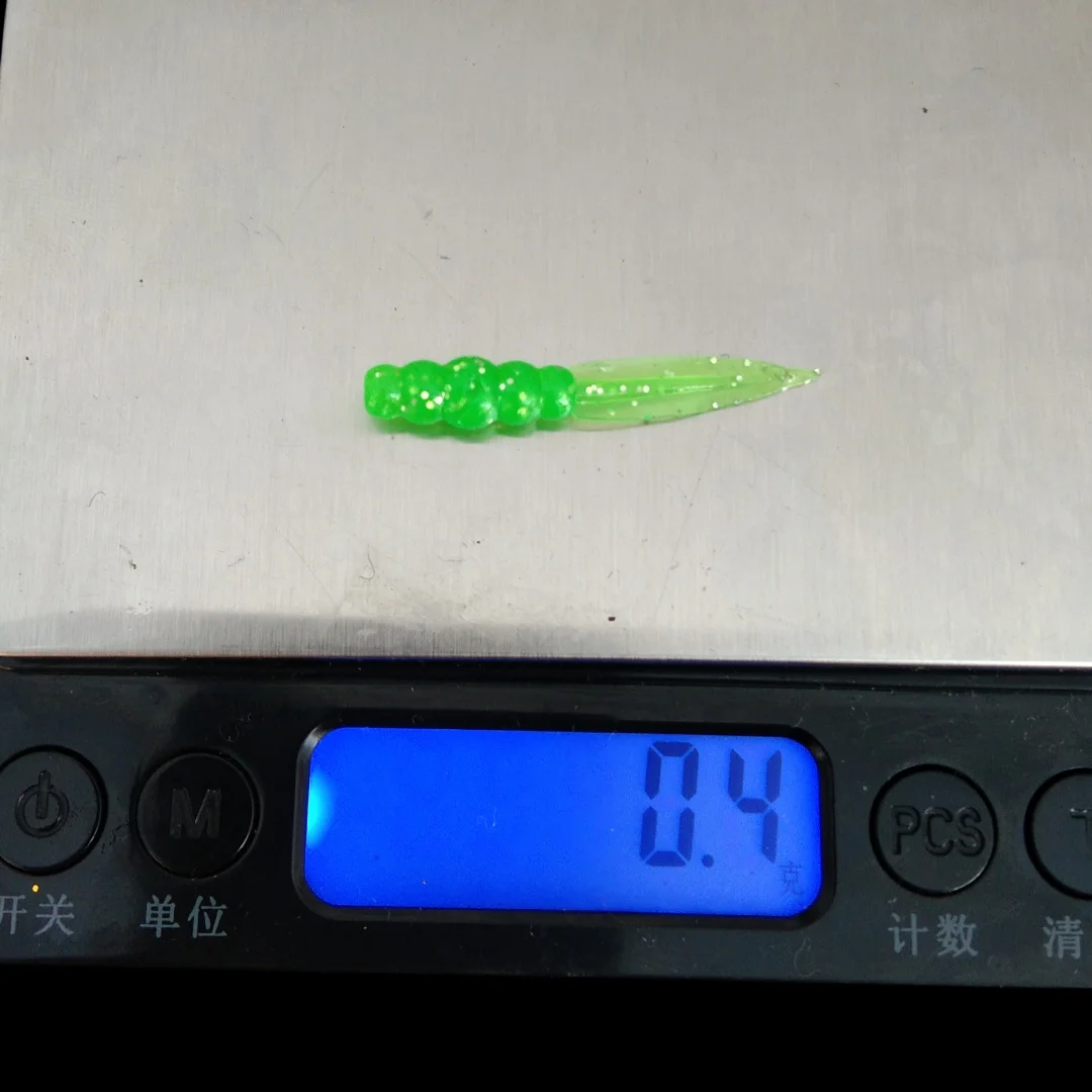 20pcs 35mm 0.4g pink yellow white green black Silicone Bait Sinking Soft Lures Micro Carp Fly Rock Fishing Lures
