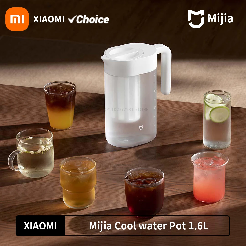 Orijinal yeni Xiaomi MIJIA soğuk su Pot 1.6L büyük kapasiteli ev soğuk su Pot kahve Pot çay potu buz çıkarma Pot