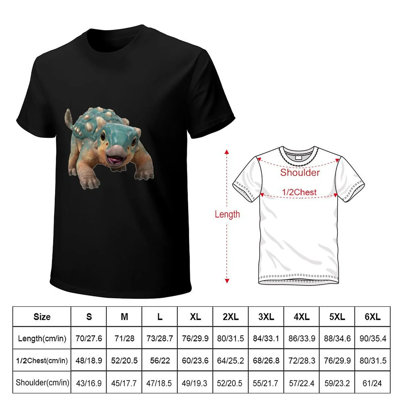 Bumpy Ankylosaurus magniventris T-Shirt t shirts with prints T-Shirt
