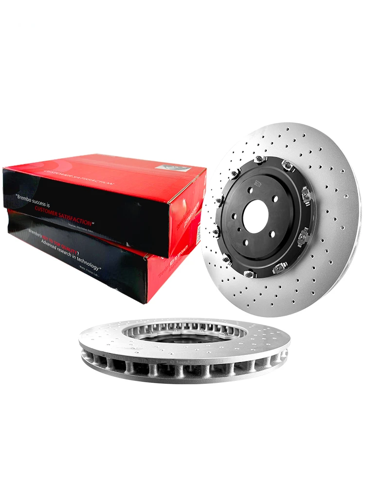 FLOATING PERFORATED FRONT BRAKE DISC UV SPRAY DISC FOR NISSAN NISSAN GTR