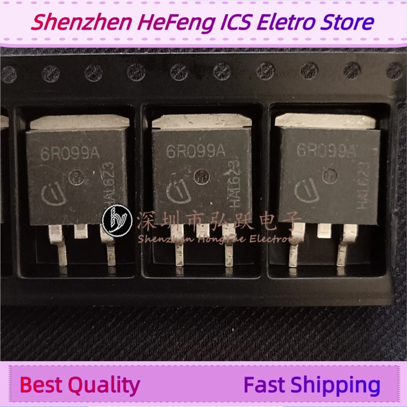 10PCS -20PCS 6R099A IPB60R099CPA TO-263  600V 31A   Fast Shipping Quality Guarantee