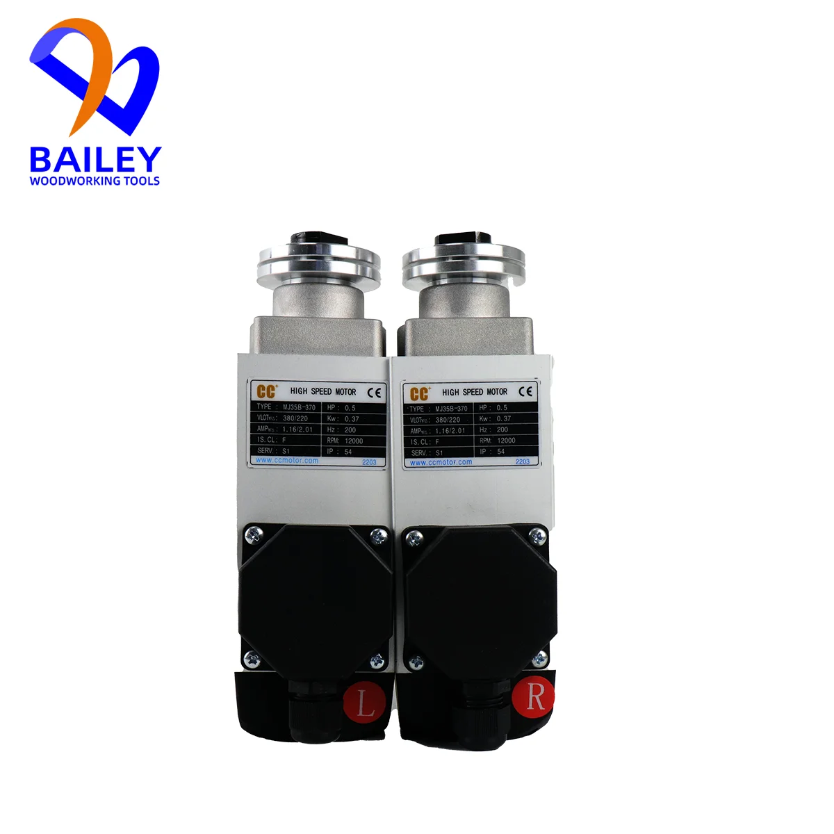 BAILEY 1PC 0,35/0,55 KW High Speed Flush Motor für NANXING KDT Kantenanleimmaschine Holzbearbeitungswerkzeug