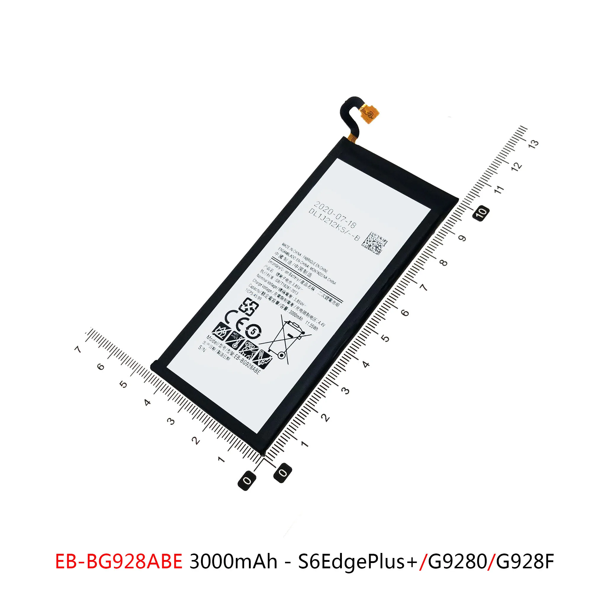 EB-BG928ABE Battery For Samsung Galaxy S6Active S6Edge S6Plus S6+ Batteries EB-BG890ABA EB-BG920 BG925 Replacement Repair Parts