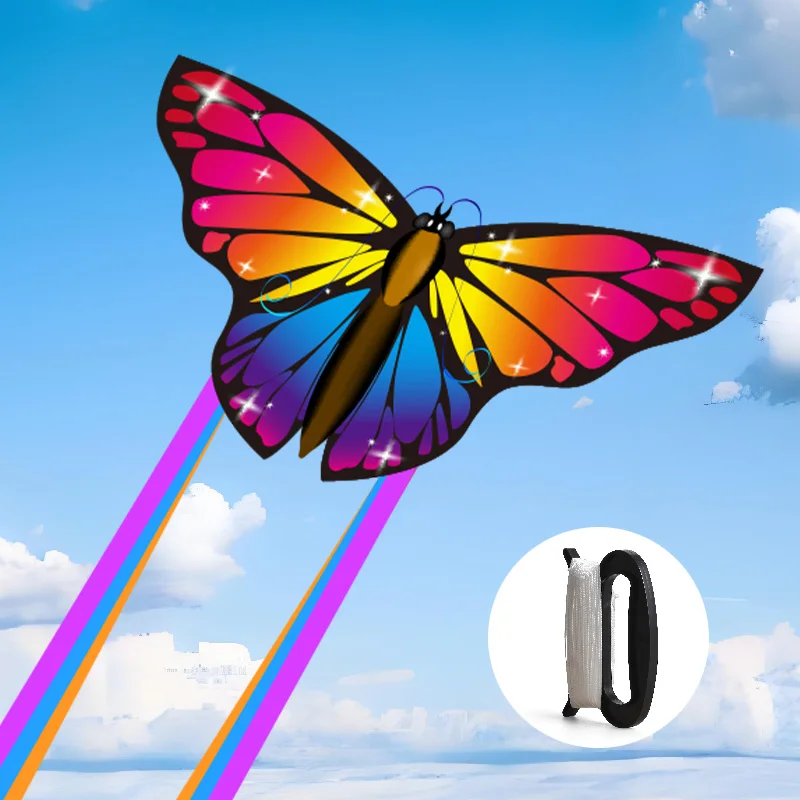 Rainbow Butterfly Kite Een kleurrijk vliegavontuur voor buiten