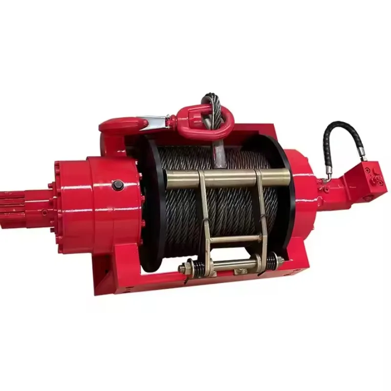 Multi-Ton Heavy Duty Hydraulic Pulling Recovery Winch 10–30 Ton, Stable Cable Unit for Tractors, Tow Trucks & Flatbed Wrecker Ro