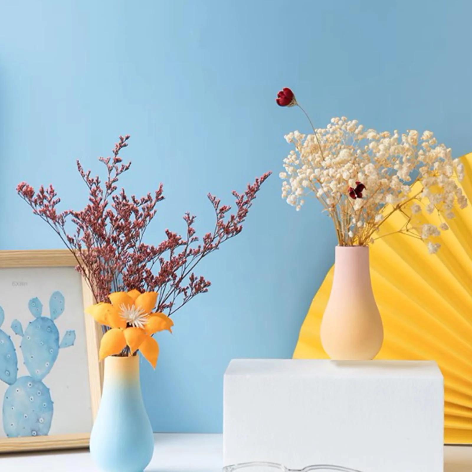 

DIY Flower Pot Craft Silicone Mold for Epoxy Resin Casting Handmade Concrete Vase Home Decor Ornaments Making Tool