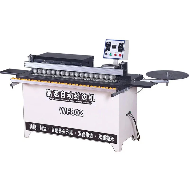 

WF802 Automatic Gluing Wood Based Panels Machinery Edge Banding Trimming Machine For Sale