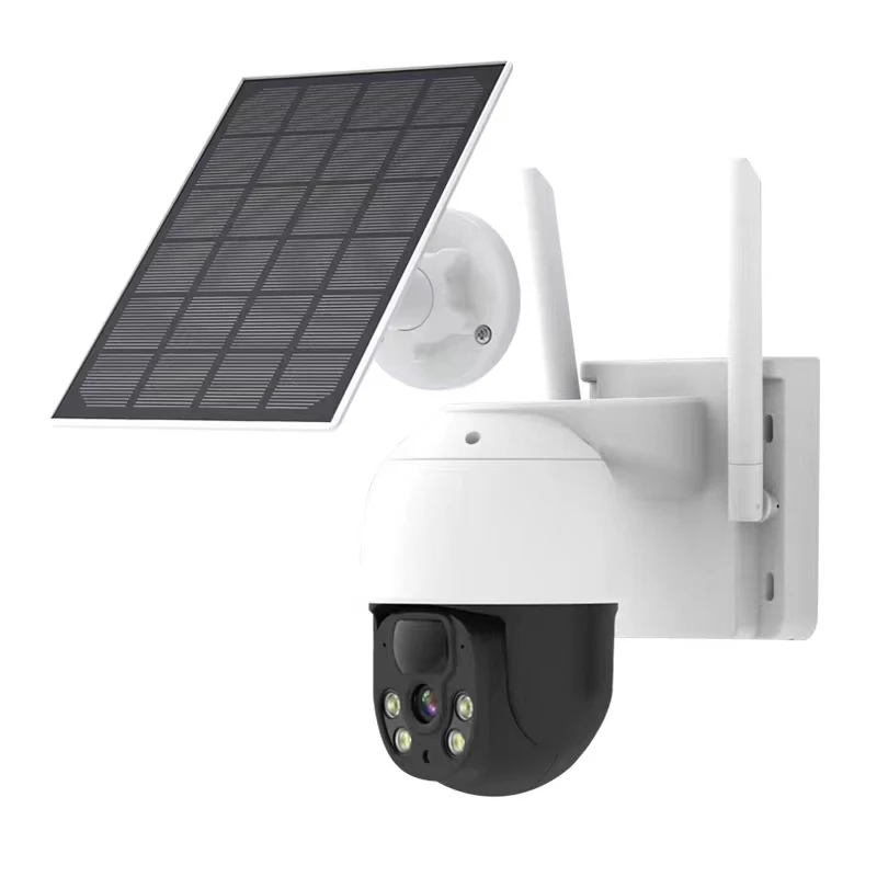 16CHS 4MP WIFI Solar PTZ Sistema de câmera IP NVR Kit Rastreamento automático Câmera CCTV sem fio Vigilância por vídeo