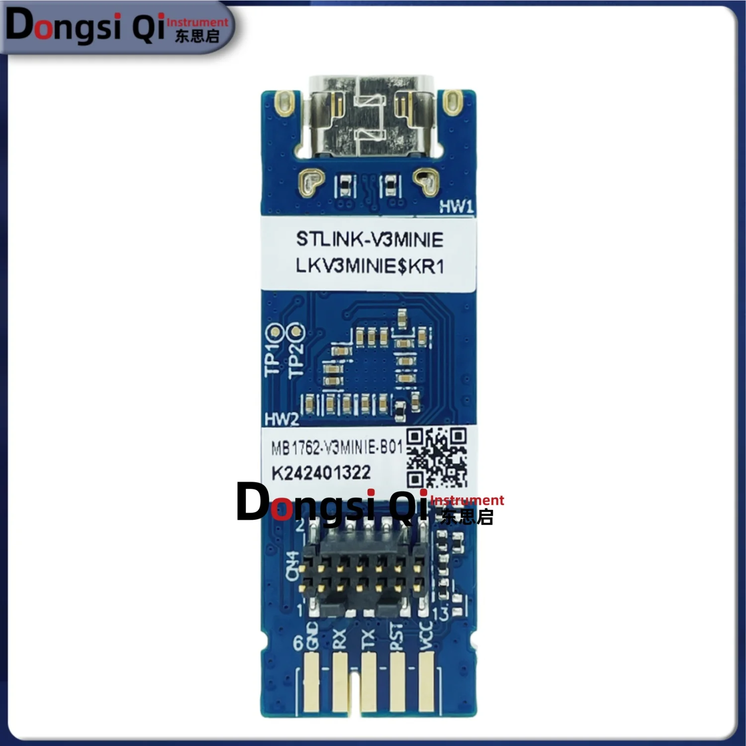 1 Buah//Banyak STLINK-V3MINIE STM32 Compact Online Debugger dan Programmer 100% Stok Asli