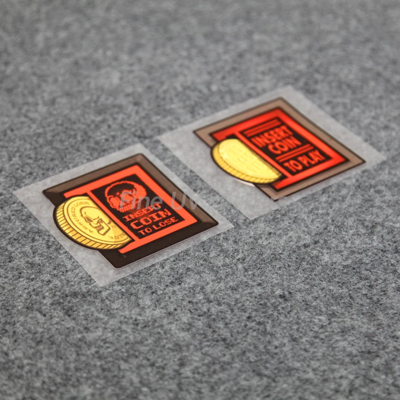 Retro Pinball Game Decals Game Machine Coin-operated Stickers Waterproof Decals Suitable for Game Consoles, Laptops, Cars
