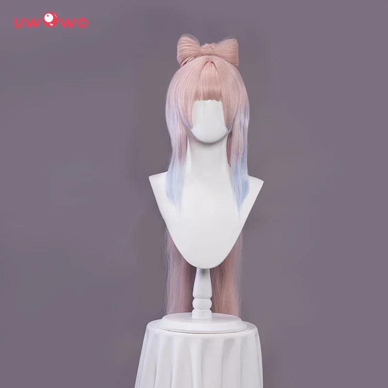 Kokomi Cosplay Wig Genshin Impact Sangonomiya Kokomi Cosplay Wigs 110cm Ponytail Carnival Halloween Christmas Hair