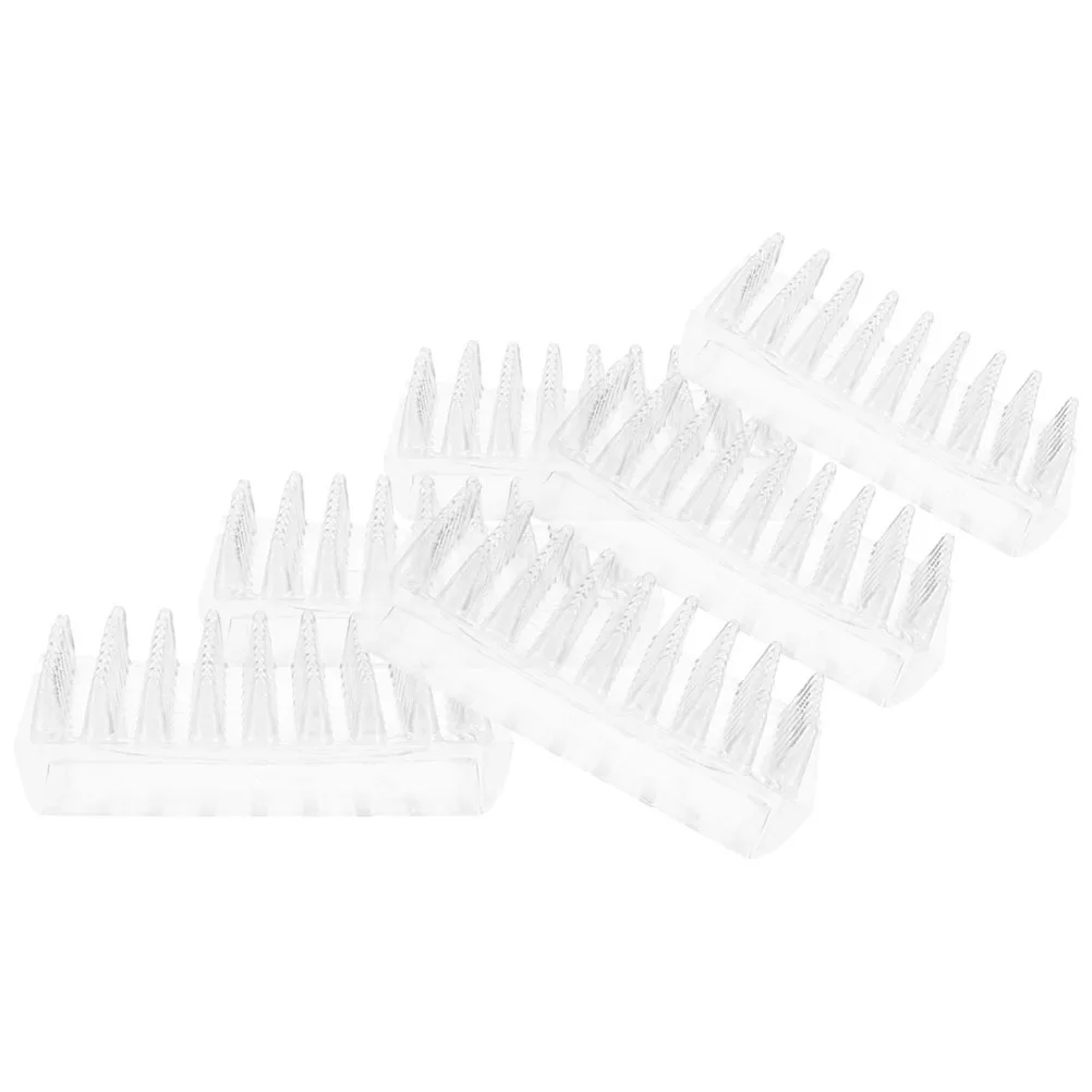 

6Pcs Clear Anti-Slide Square Furniture Pads Durable Transparent Carpet Protectors for Chair Sofa Table Legs Couch Stopper