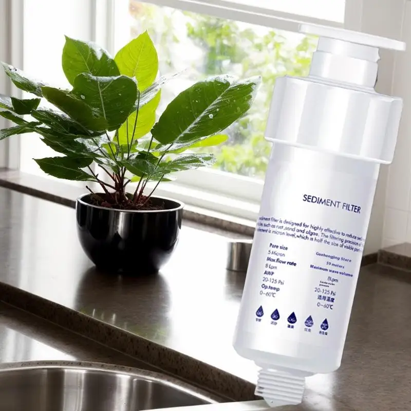 家庭用浄水器、シャワーヘッド、洗濯機、トイレフィルターコア、小型プレフィルター、交換可能なコア、PP綿