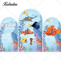 Finding Nemo Arch Photo Backdrop Arched Wall Kids Birthday Party Cartoon Chiara Photography Background