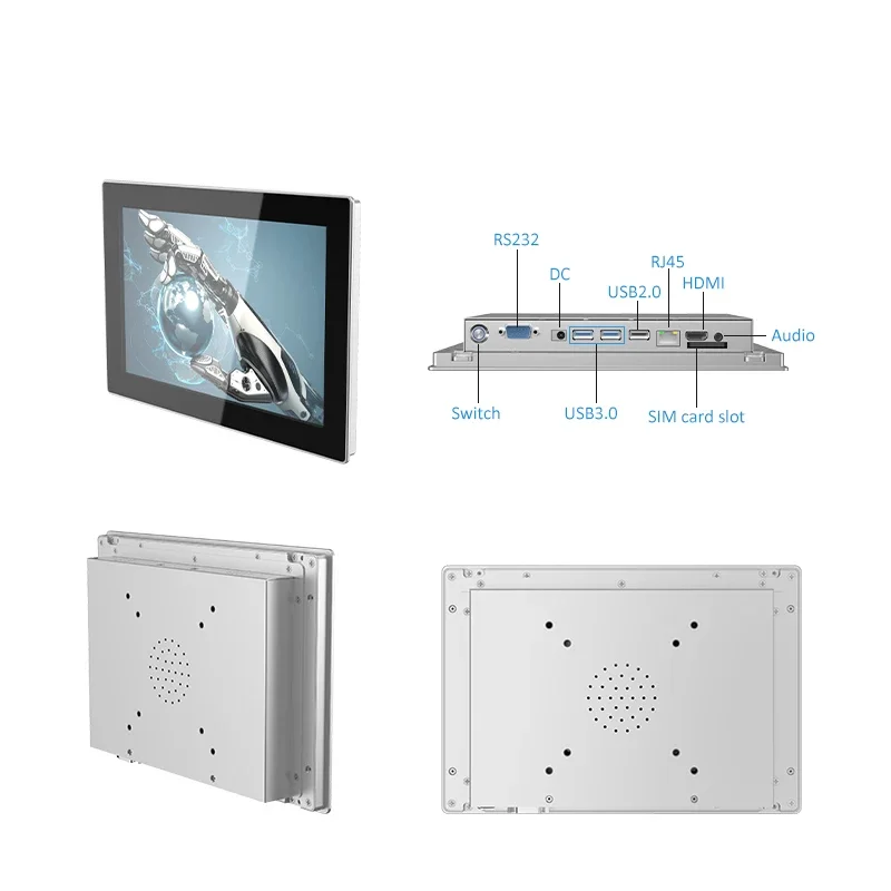 industrial touch screen  7 10.1 13.3 15.6 inch lcd touch screen s ip65 waterproof industrial