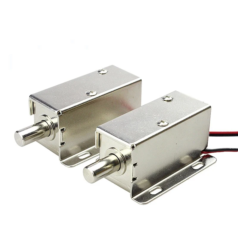 12V Of 24V Dc Mini Elektrische Metalen Kleine Bout Slot Magnetisch Voor Lade Locker Kast