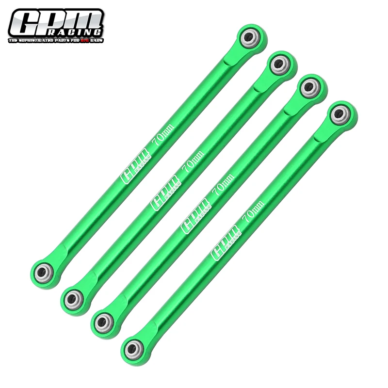 GPM LOSI 1/18 Mini LMT Megalodon 2S LOS214045 aleación 7075 juego de barra inferior de 4 eslabones