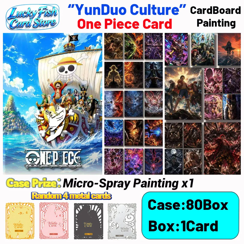 

Wholesale 2026 New YunDuo Creative Studio One Piece Cards 80 Pieces A6 Size Acrylic Boards Children's Toys Birthday Gifts