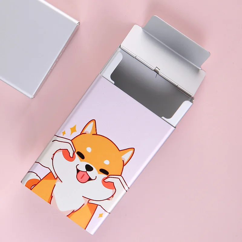 Cute Cigarette Case Box Holder Cigarette Storage Box Case Container Pocket Cigarette Box Tobacco Cigarette Box Case Holder Gift