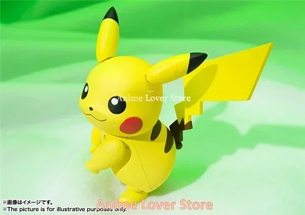 Bandai Original Pokemon S.H.Figuarts SHF Anime Figure Pikachu Anime Action Figures Toy for Kids Gift Collectible Model Ornaments