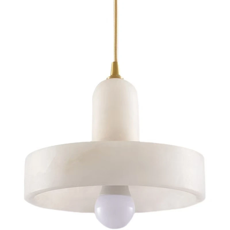 مصباح معلق بجانب السرير من الرخام الطبيعي الراقية، مصباح قلادة نحاسي كامل لغرفة الطعام، قلادة تزيين غرفة المعيشة وغرفة النوم