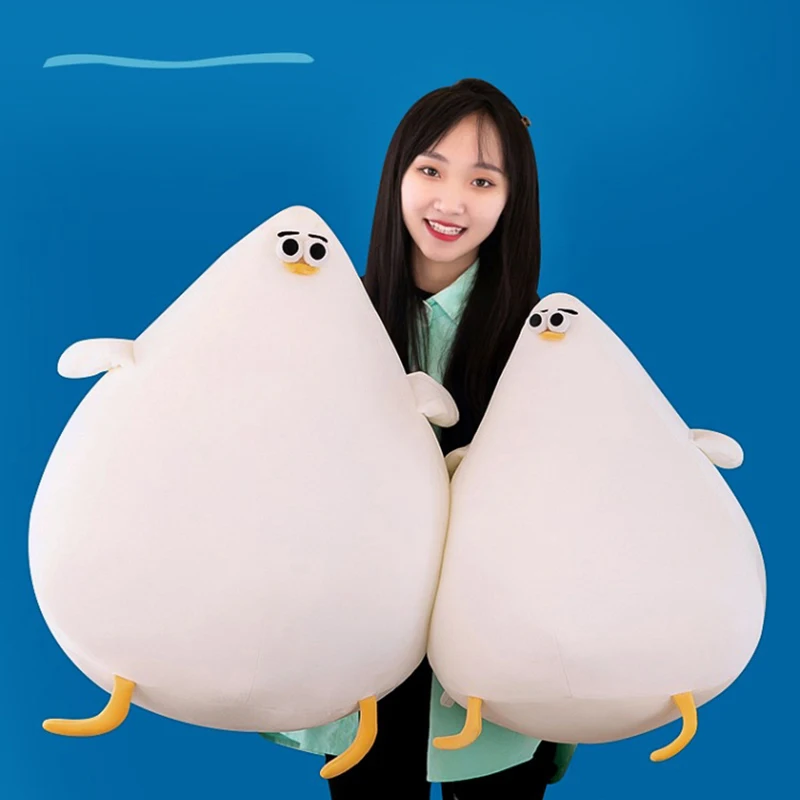 22/26cm Fat Seagull Plush Pillow Stuffed Animals Big White Seagull Plushies Soft Home Decor Peluches Pillow Gift For Kid